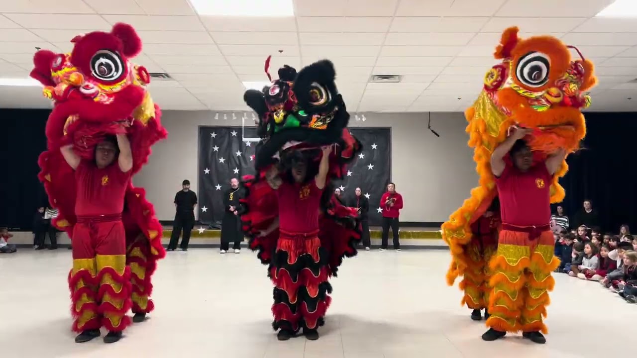 MERRYHILL SCHOOL CNY 2026 CELEBRATION  LOHAN SCHOOL OF SHAOLIN FULL DEMO LION DANCE