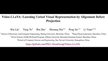 Video-LLaVA: Learning United Visual Representation by Alignment Before Projection