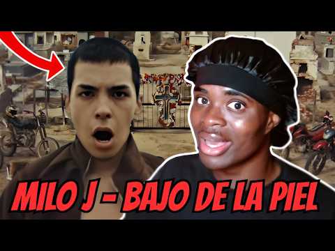 AMERICAN REACTS TO MILO J - BAJO DE LA PIEL