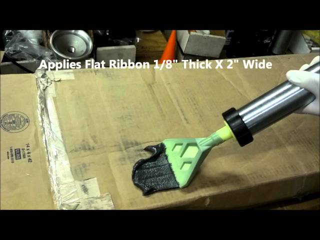Ribbon 1/8 Inch Bead Nozzle Plastic Adjustable Air Barrier, 2 Inch to 4  Inch Wide - Albion Engineering