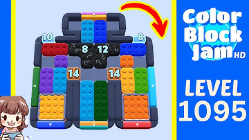 Color Block Jam Level 1095 Solution Walkthrough