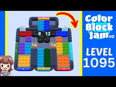 Color Block Jam Level 1095 walkthrough video preview