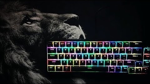 RGB modes of mechanical keyboard II Cosmic Byte CB-GK-33 Astra Mechanical Keyboard RGB Modes