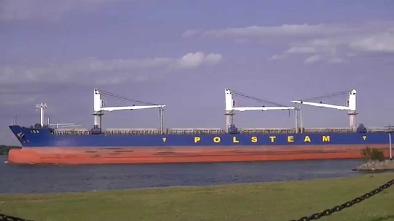 Isa Polsteam Handysize 7 Bulk Carrier on St. Mary's River 2014