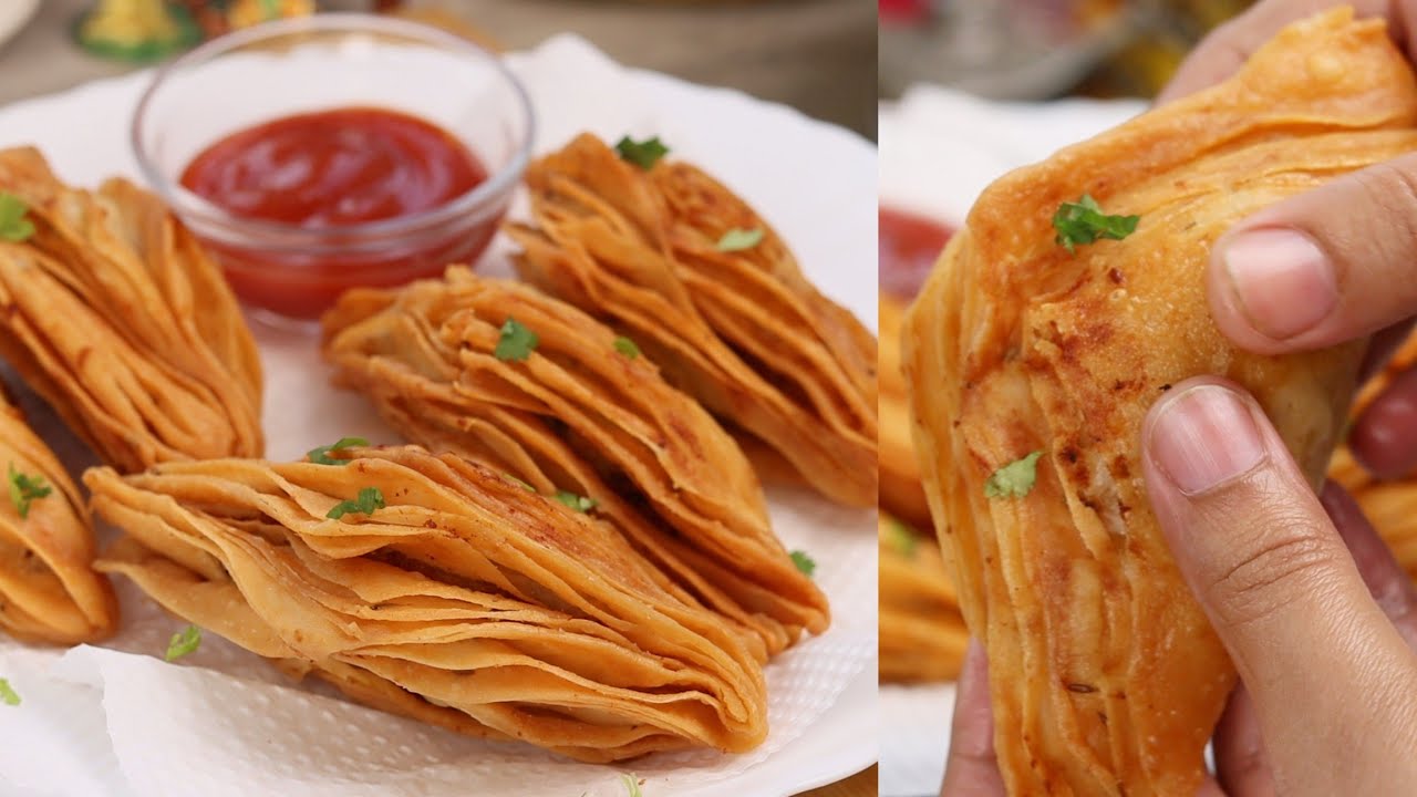 Iftar Special Crispy Potato Patties Samosa / Aloo Patties Recipe by (YES I CAN COOK)