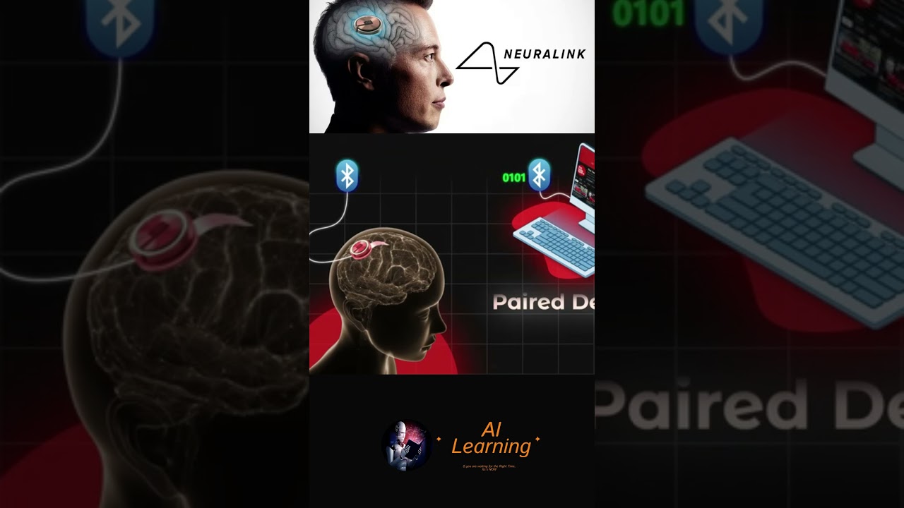 Elon Musk’s Brain Chip is HERE! 🧠 Control Computers with Your Mind!#ai #elonmusk #brainchip #smartai