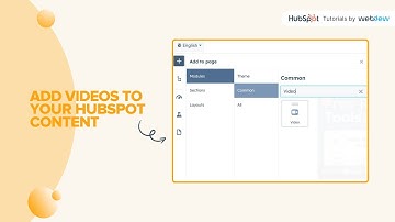 How to add videos to your HubSpot content