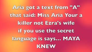 why aria is a - pretty little liars