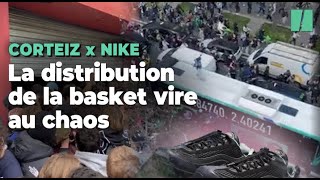 À Paris, la distribution de ces baskets Nike X Corteiz Air Max 95 fait plusieurs blessés