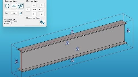 Tekla Structures: Clip Plane Manager