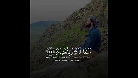ان في ذلك عبرة لمن يخشى || قرآن كريم بصوت الشيخ عبيدة موفق || حالات واتس اب دينية