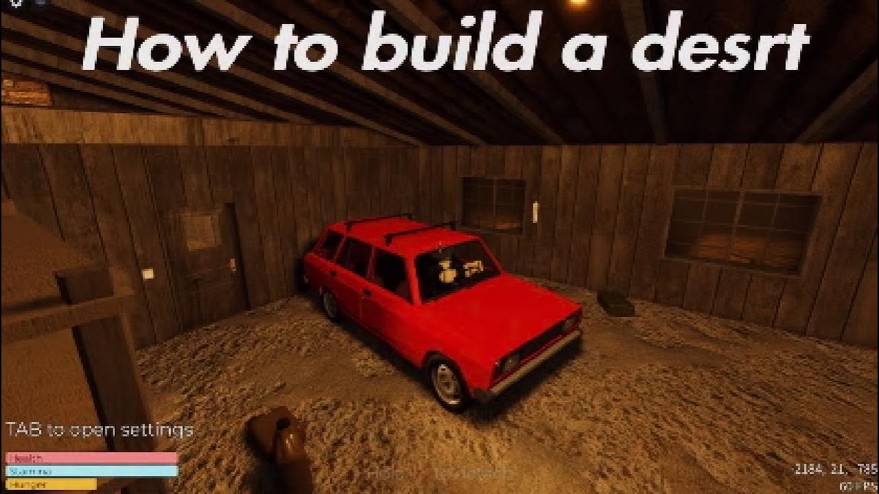 How to build a desrt car