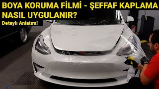 Şeffaf Kaplama | Boya Koruma Filmi  Kaput Uygulaması