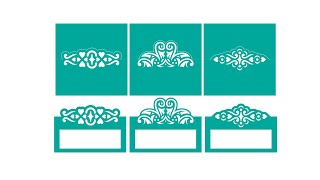 Table Name Tags SVG Cricut Laser Cut File Silhouette Cameo Clipart Eps Png Dxf Vector