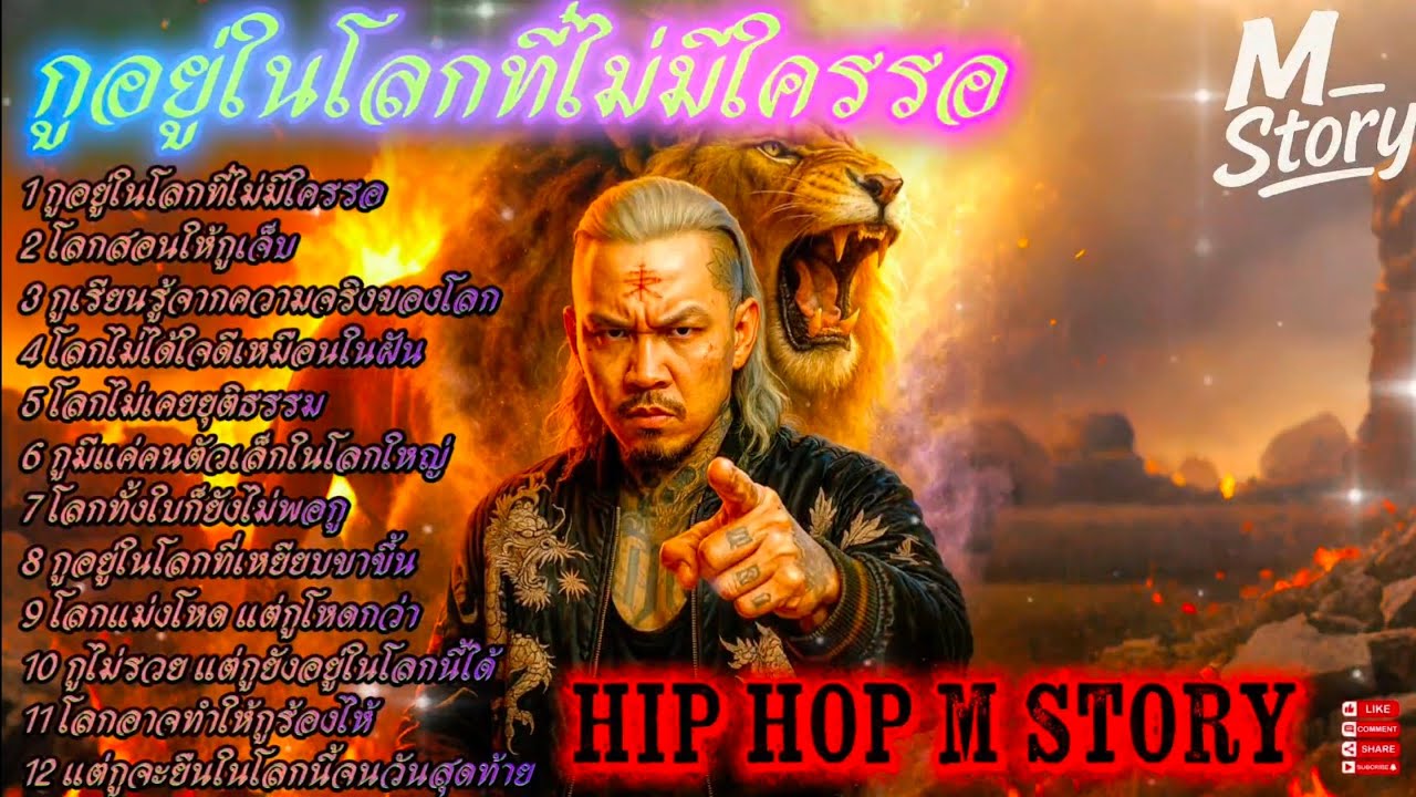 กูอยู่ในโลกที่ไม่มีใครรอ👊✌🔥รวมเพลงแร๊ป🔥 #raphiphop #rap #hiphop #แร็ปไต้ดิน #rap2025 #trap