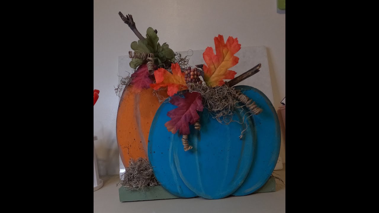 Easy but beautiful Fall Decor DIY w Dollar Store supplies. YouTube