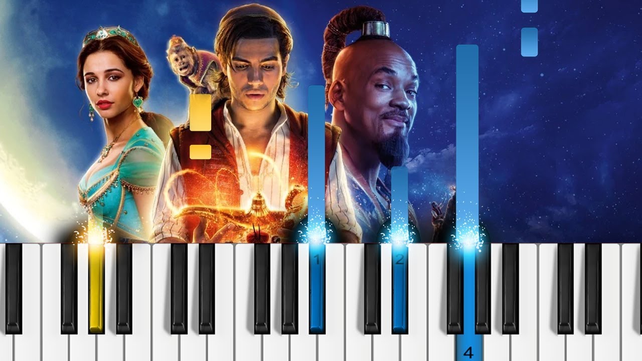 A Whole New World Aladdin 19 Easy Piano Tutorial Youtube A Whole New World Aladdin 19 Easy Piano Tutorial Youtube