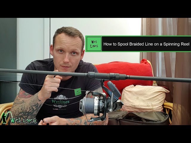 How to Spool Braided Line on a Spinning Reel 