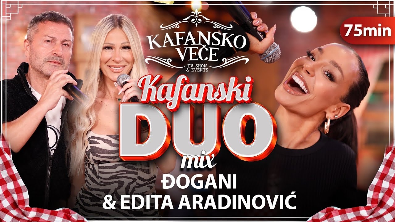 DJOGANI  EDITA ARADINOVIC   KAFANSKI DUO MIX 75MIN  UZIVO  ORK ACE STOJNEVA 2023 KAFANSKO VECE