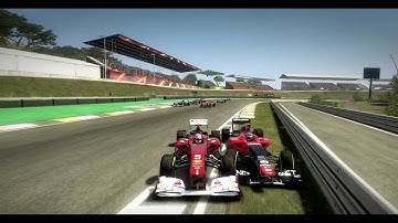 F1 2012 crashes compilation