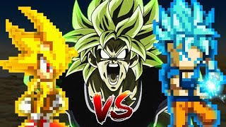 Dbs Movie Broly Vs Goku And Sonic Part 2