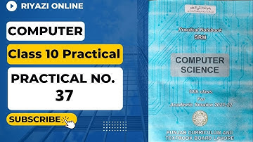 Computer 10th Practical | Practical SRM 10th 2022 | Practical 37 | convert Binary to decimal