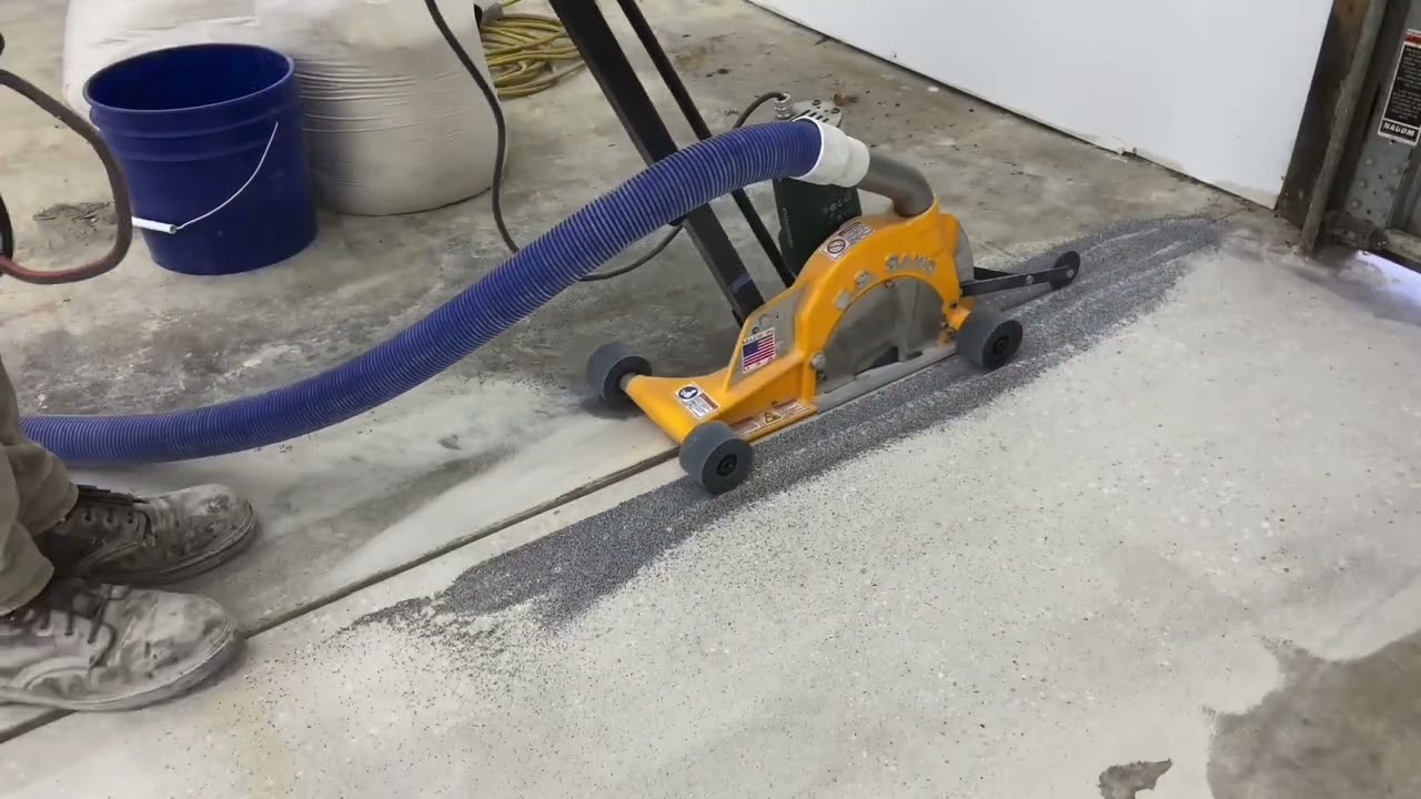 How To: Concrete Control Joint Preparation, Filling & Finishing