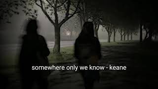 somewhere only we know  keane speed up