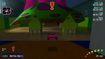 Re-Volt Walkthrough #45 - Toy World 1 RM with Groovster