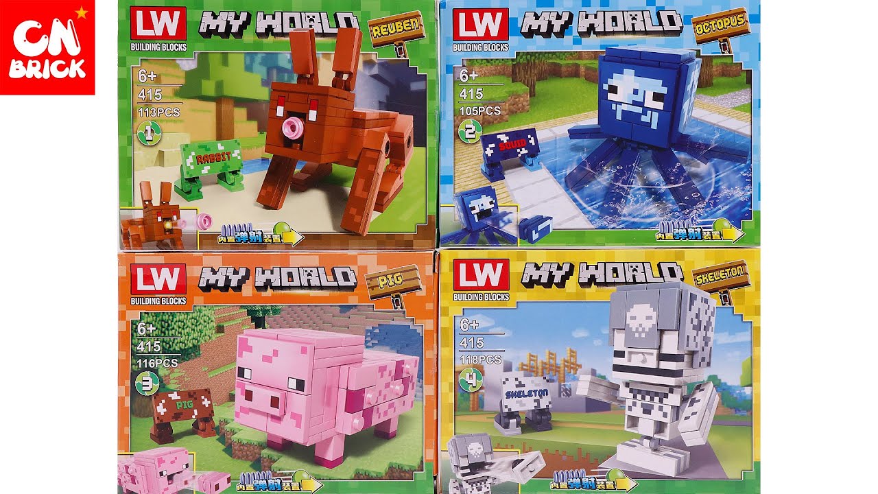 Unoffical Lego Minecraft Set Lw415 Unoffical Lego - YouTube