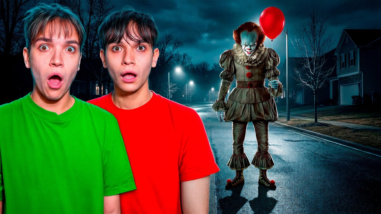 WE WENT INTO PENNYWISE’S WORLD 😳 | Lucas and Marcus