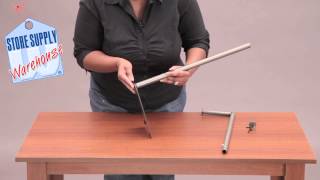 Video Thumbnail for Clothing Racks - How To Assemble The Raw Steel Hook Stand