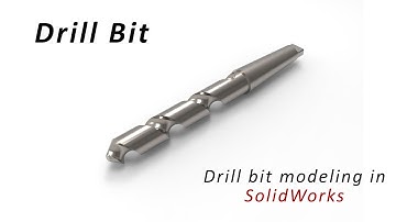 How to Create a Drill Bit in SolidWorks | Step-by-Step Tutorial