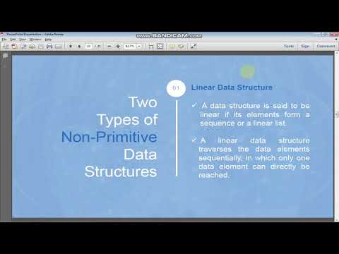2 Types of Non Primitive Data Structures - YouTube