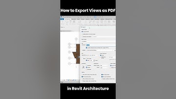 How to Export Views as PDF in Revit Architecture | Step-by-Step Guide