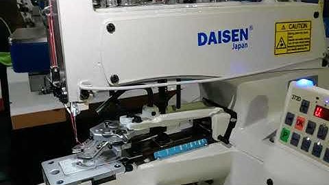 DAISEN Japan 1377D button attach machine.