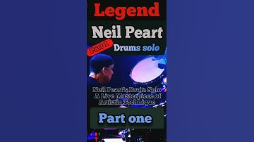 Neil Peart - He crafts a dialogue between drums and music