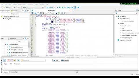 FPGA QUARTUS (diseño de un displey)