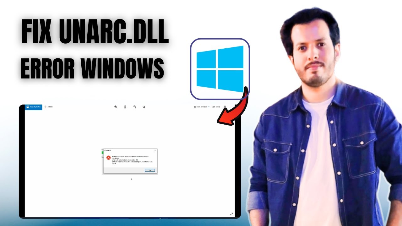 How to Resolve unarc.dll Error Code Issue in Windows 10 and 11 - YouTube