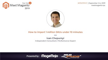 How to Import 1 Million SKUs In Under 10 Minutes | Ivan Chepurnyi
