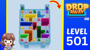 Drop Away Level 501 Solution Walkthrough