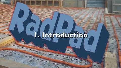 RadPad Radiant Floor Heating System Sizing Calculator