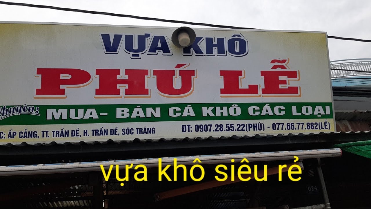 bảng giá cá khô New 2022 Vựa bán khô cá biển siêu rẻ, tại cảng trần đề sóc Trăng