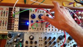 ElektriX Moogle: A wubby dubby UP73R-VCO centric eurorack synthesizer patch