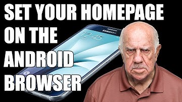 How To Set Your Homepage In The Android Browser.