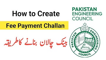 How to Create Payment Challan for PEC | Duplicate PEC Card Certificate