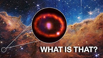 James Webb telescope captured a ring shaped object in the large Magellanic Cloud