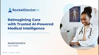 Rocket Doctor AI Inc. (OTCQB: AIRDF | CSE: AIDR): Virtual Investor Conferences