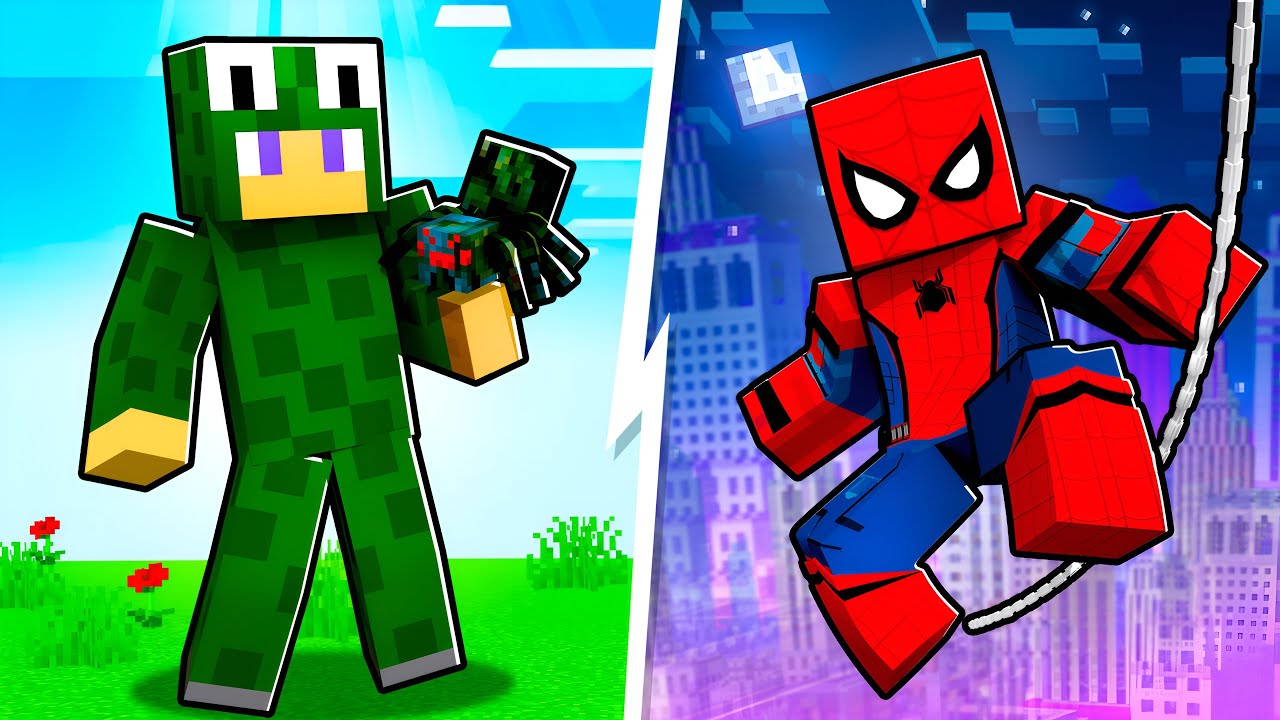 How I Became Spiderman in Minecraft RP