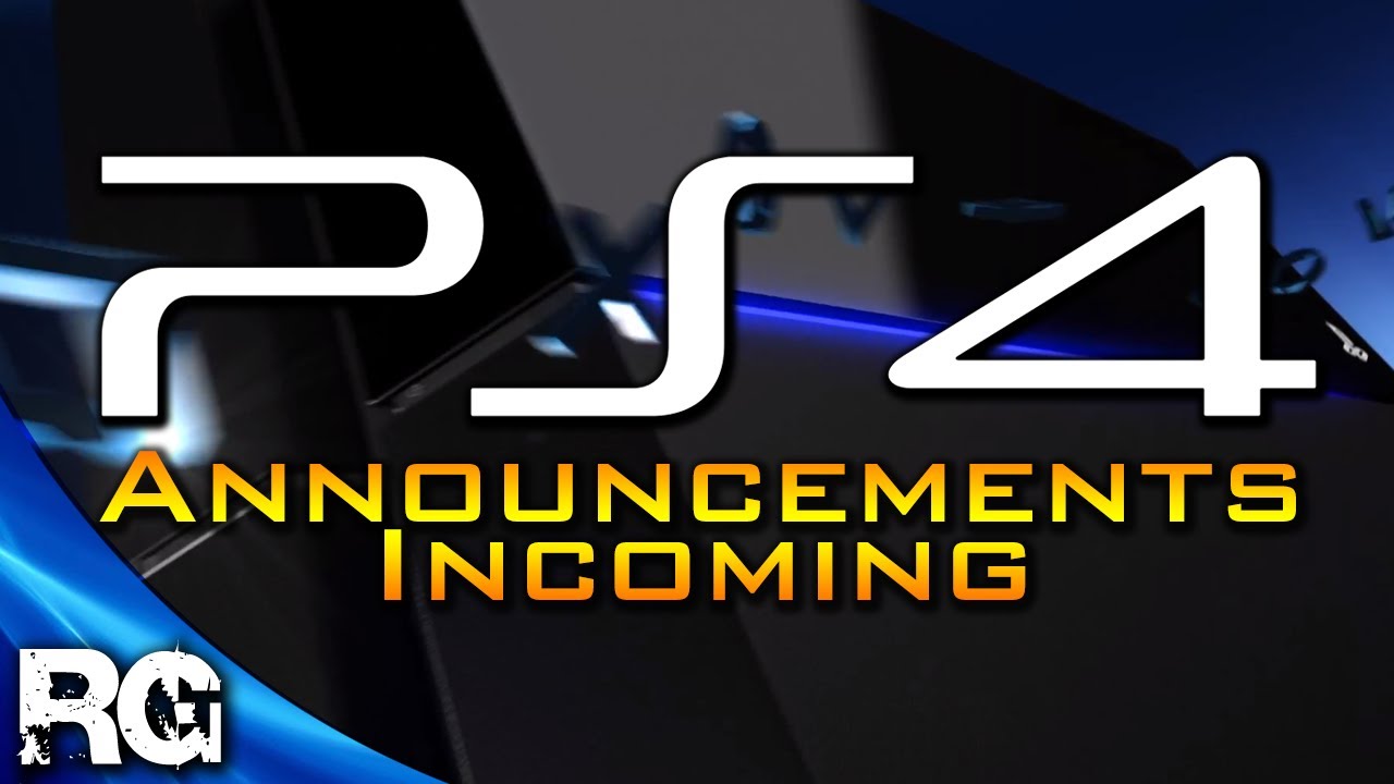 PlayStation 4 Big Game Announcements YouTube